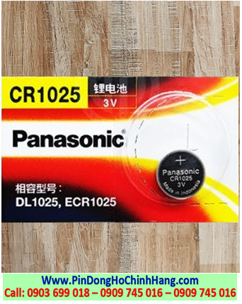 Pin Panasonic CR1025 _Pin CR1025